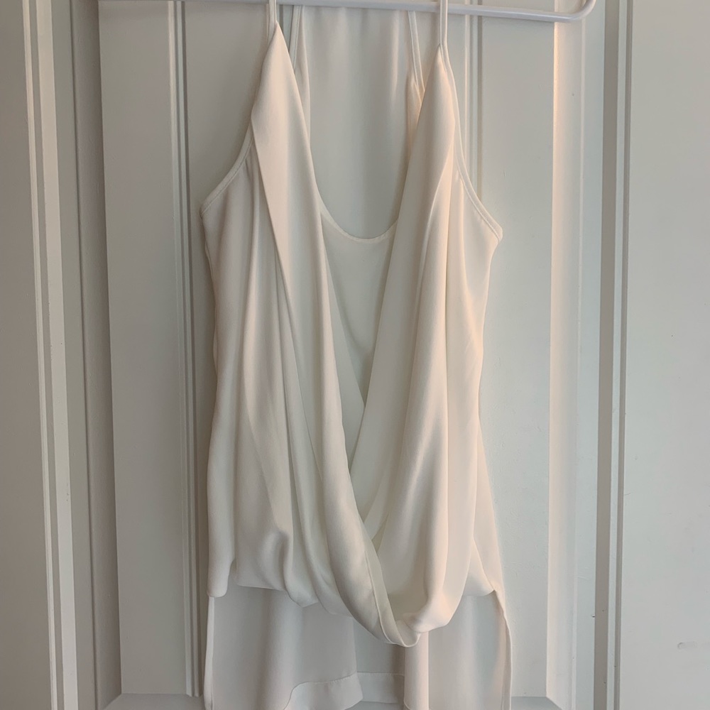 White Sleeveless Top